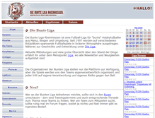 Tablet Screenshot of die-bunte-liga.de